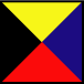 国際信号旗[Z-Zulu]
